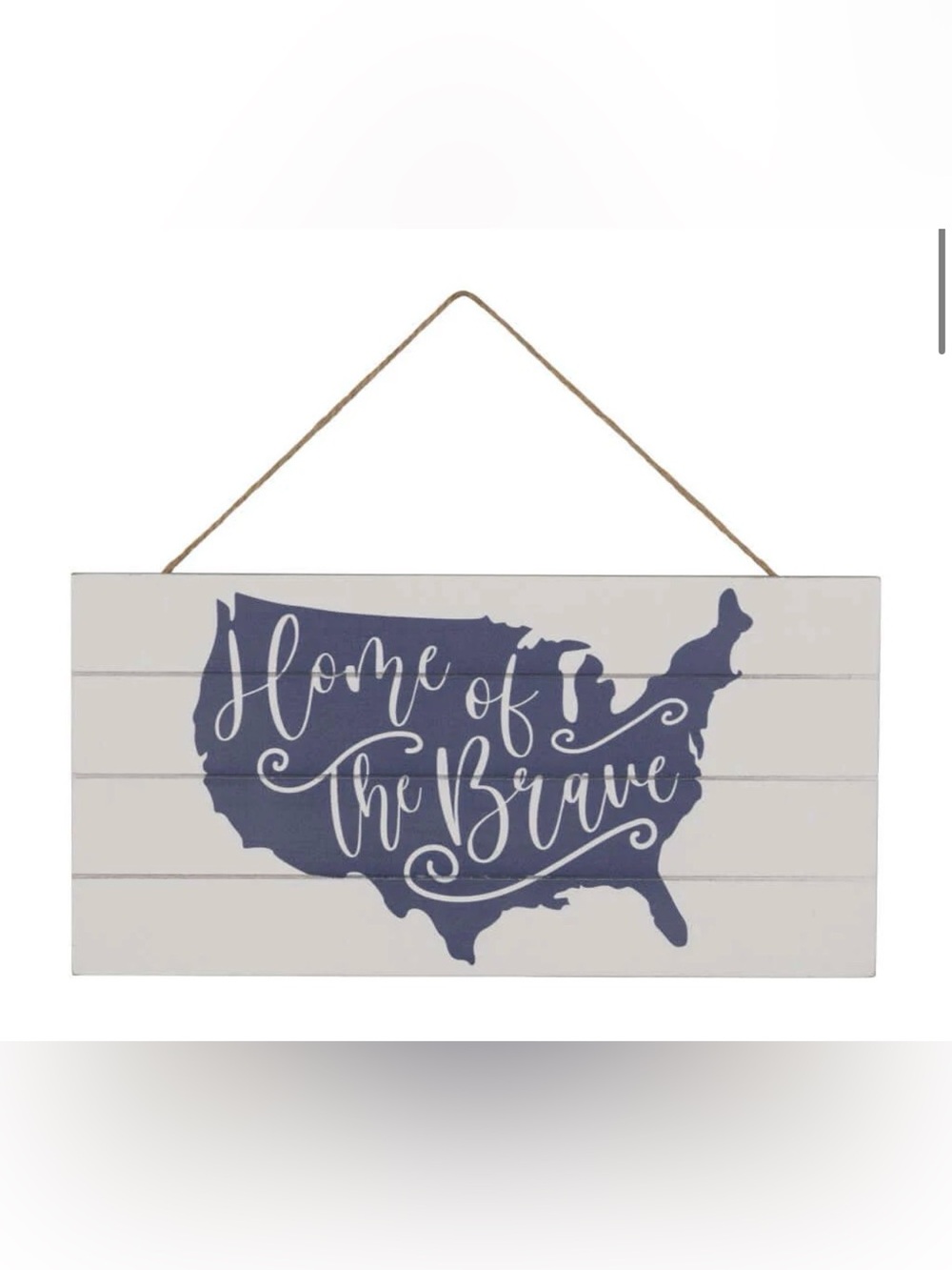 Decocrated-Home of the Brave United States Wall Art